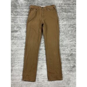 True Craft Pants Boys 12 Brown Skinny Adjustable‎ Waist Casual